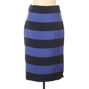 BANANA REPUBLIC Below Knee Striped Pencil Skirt